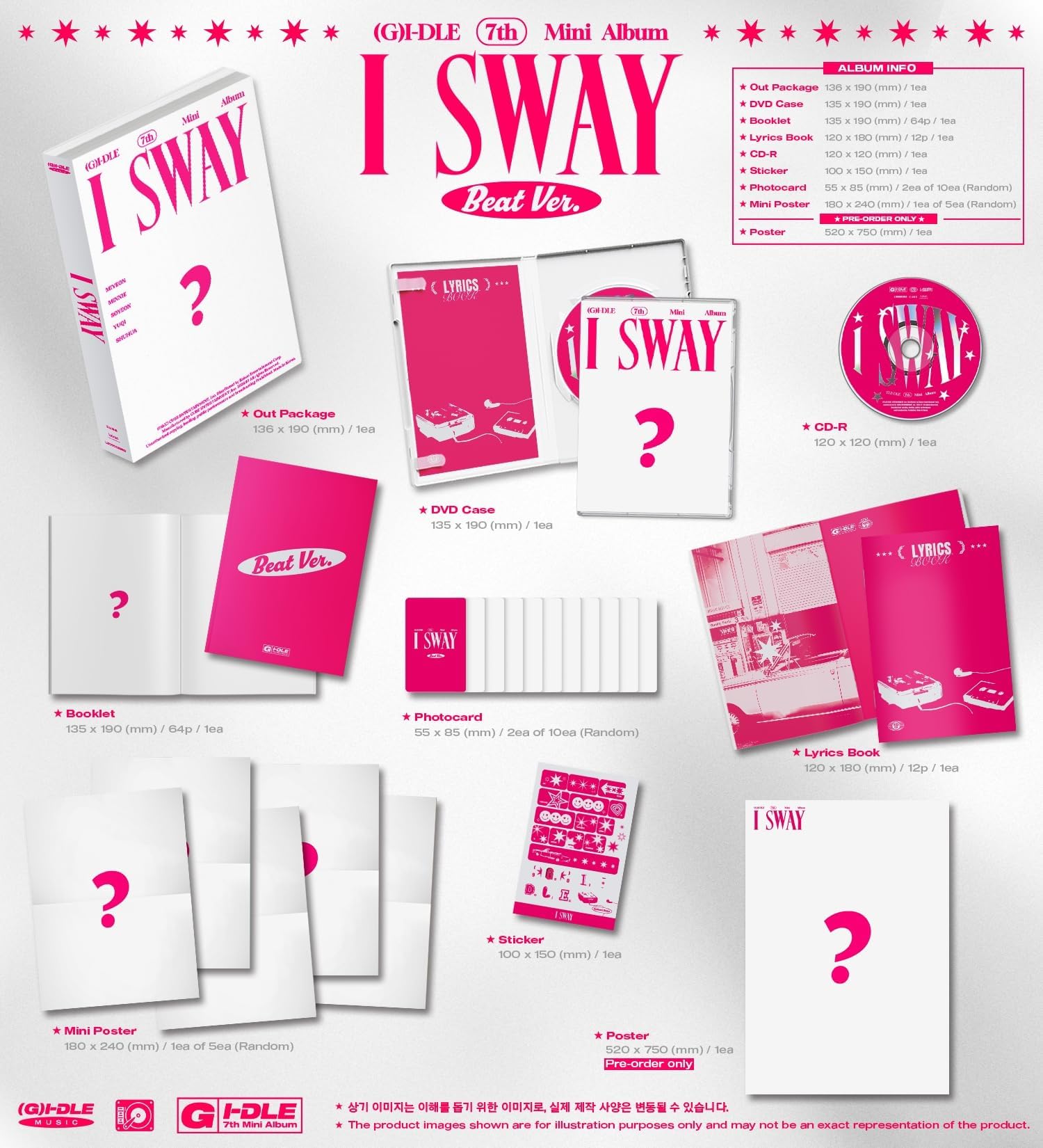 G)I-DLE gidle I sway soundwave 1.0特典トレカ - I SWAY G）I-DLE